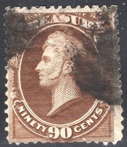 Scott # 082  Lot E963  90c Perry  Treas Dept   Used