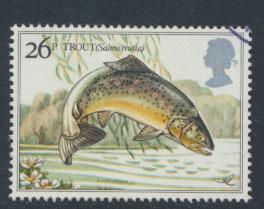 Great Britain SG 1209 - Used - River Fish