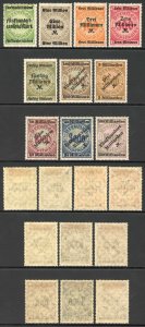 Germany Revenue Fiscal stamps M/M