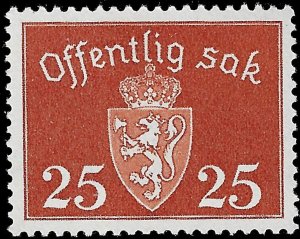 Norway 1938 Sc O27 MVLH vf