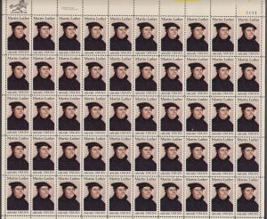 US #2065   Martin Luther   Full sheet of 50  MNH