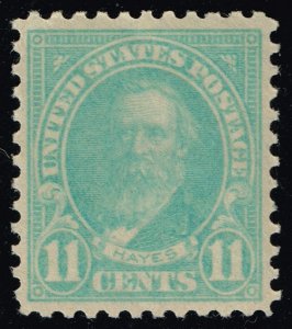 US #563 Rutherford B. Hayes; MNH