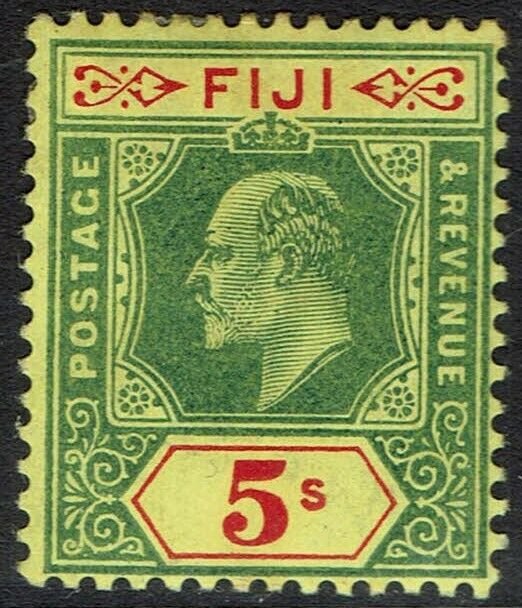 FIJI 1906 KEVII 5/- 