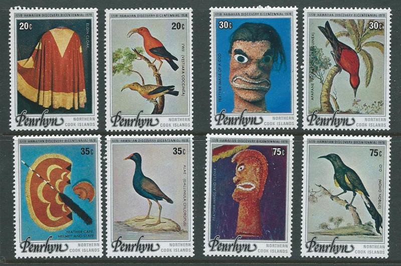Penrhyn  Northern Cook Islands #93a-b-96a-b (MNH) CV $8.05