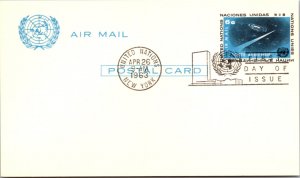 United Nations, New York, Government Postal Card, Worldwide First Day Cover