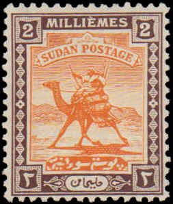 Sudan #30, Incomplete Set, 1922, Hinged