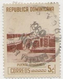 DOMINICAN REPUBLIC SC # 521  USED