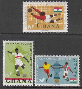 Ghana 233-235 Soccer MNH VF