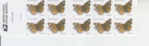 2006 USA Buckeye Butterfly Bppklet of 10  (Scott 4001b) MNH