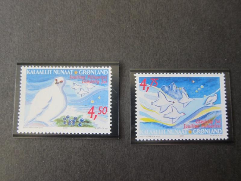 Greenland 2001 Sc 390-1 Bird set MNH