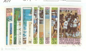 Central African Republic #393/407  Single (Complete Set)