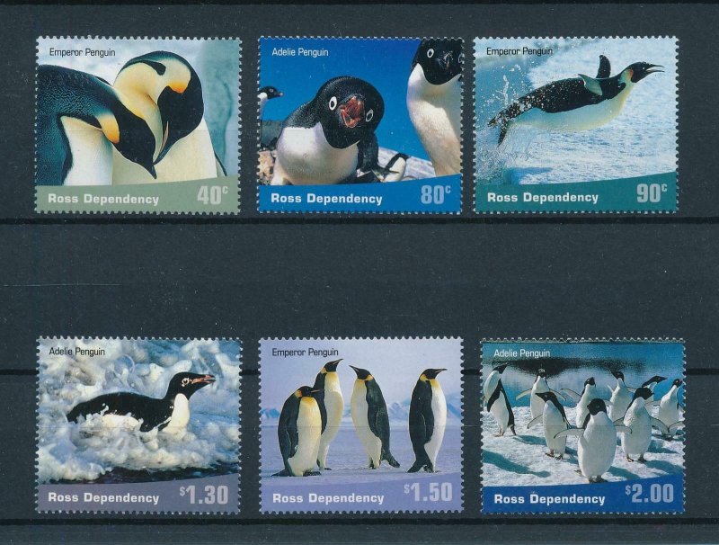 [102948] Ross Dependency 2001 Birds vögel oiseaux penguins  MNH