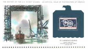 THE HISTORY OF THE U.S. IN MINT STAMPS ST. LAWRENCE SEAWAY