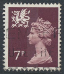 Wales  GB  Machin 7p SG W23  Used 1 band  SC# WMMH8  see details