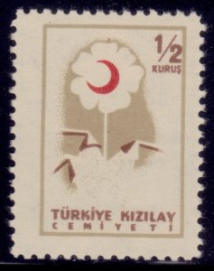 Turkey, 1957, Red Crescent, 1/2k, sc#RT207,  MNH