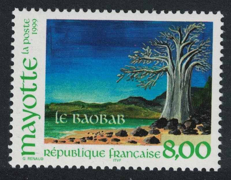 Mayotte Baobab Tree 1v SG#94