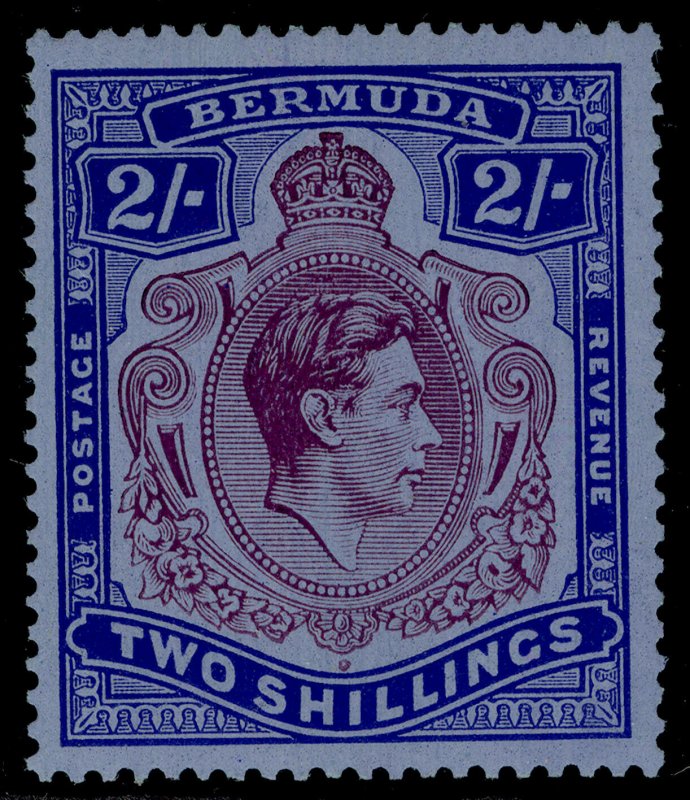 BERMUDA GVI SG116a, 2s deep reddish purple & ultram/grey-blue, M MINT. Cat £350.