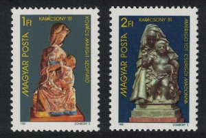 Hungary Christmas 2v 1981 MNH SG#3407-3408