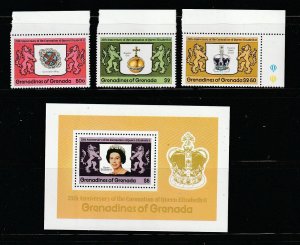 Grenada Grenadines 270-273 Set MNH Queen Elizabeth Coronation Anniversary