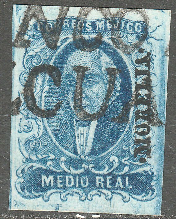 MEXICO-Morelia-Pazcuaro 1,  ½Real. Used. VF. (182-77)