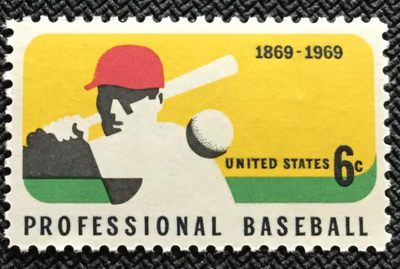 US #1381 MNH Single Professional Baseball SCV $.55 L3