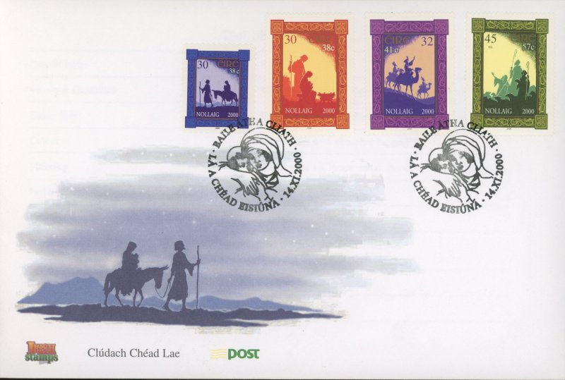 Ireland 1275-8 FDC cover christmas (2110 193)