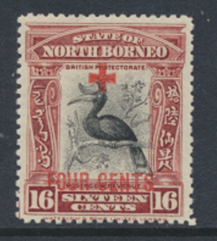 North Borneo SG 244 SC# B40  MH  OPT Red  + see details & scans 