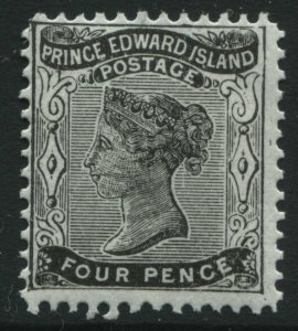 Prince Edward Island QV 1868 4d black unmounted mint NH