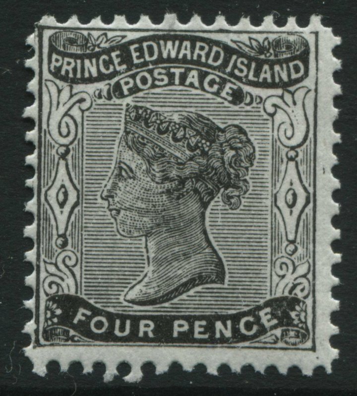 Prince Edward Island QV 1868 4d black unmounted mint NH