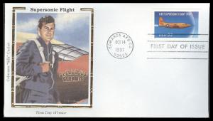 #3173 First Supersonic Flight Silk FDC