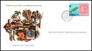 Trinidad and Tobago 312 Stamp on Stamp U/A FDC