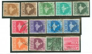 India #303-305/307-317 Used Single