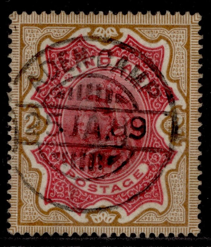 ADEN QV SG Z61, 2r carmine & yellow-brown, VERY FINE USED. Cat £100.