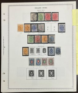 Finland Collection 1856-1985  55  Minkus pages  1000+ stamps  used