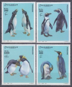 2001 Somalia  868-871 Birds - Penguins 19,00 €