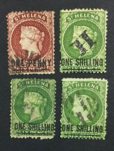 MOMEN: ST HELENA SG # P12.5 CROWN CC USED £90 LOT #225508-5147