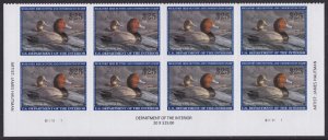 US RW89 Migratory Birds Redhead Duck $25 footer plate block 8 MNH 2022-2023