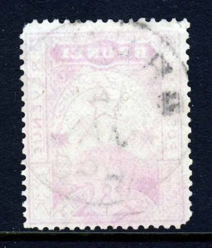 BRUNEI 1895 8c. Plum Star & Local Scene SG 6 VFU