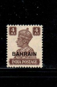 BAHRAIN #48 1942 4a KING GEORGE VI MINT VF LH O.G b