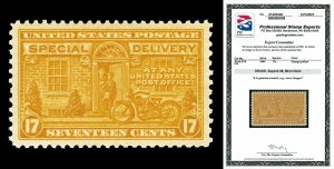 Scott E18 1944 17c Special Delivery Issue Mint Graded Superb 98 NH with PSE CERT