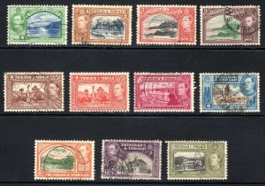 TRINIDAD  AND TOBAGO  --  1938-44  --SG 246-253--      used  cv £10+