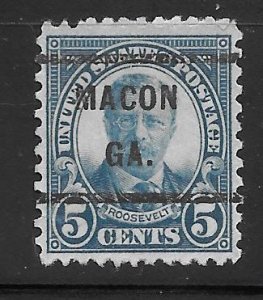 #637 Used Single PRECANCEL AS SHOWN