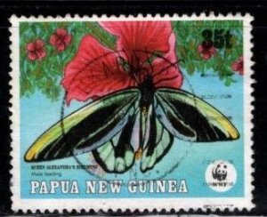 Papua New Guinea - #700 Butterfly - Used