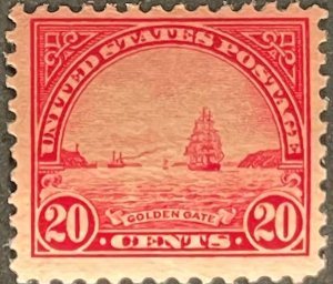 US #567 20c Golden Gate F/VF MNH