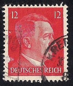 Germany #511B 12pf Adolf Hitler Stamp used VF