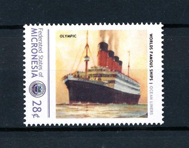 [90675] Micronesia  Ships Olympic Ocean Liners White Star Line  MNH