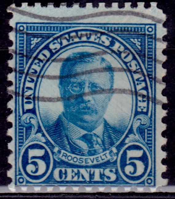 United States, 1922-25, Roosevelt, 5c, sc#557, used