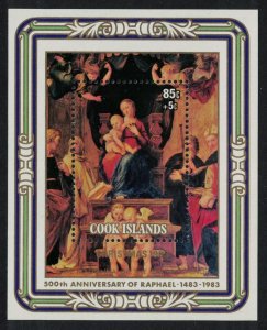 Cook Is. 'Madonna of the Baldacchino' Painting by Raphael MS 1983 MNH SG#MS938e