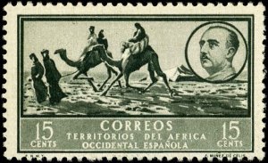 Spanish West Africa-Scott #5 VF/NH - 1950 15¢ Caravan