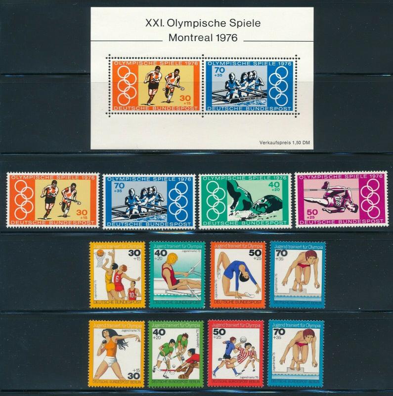 Germany - Montreal Olympic Games MNH Set (1976)